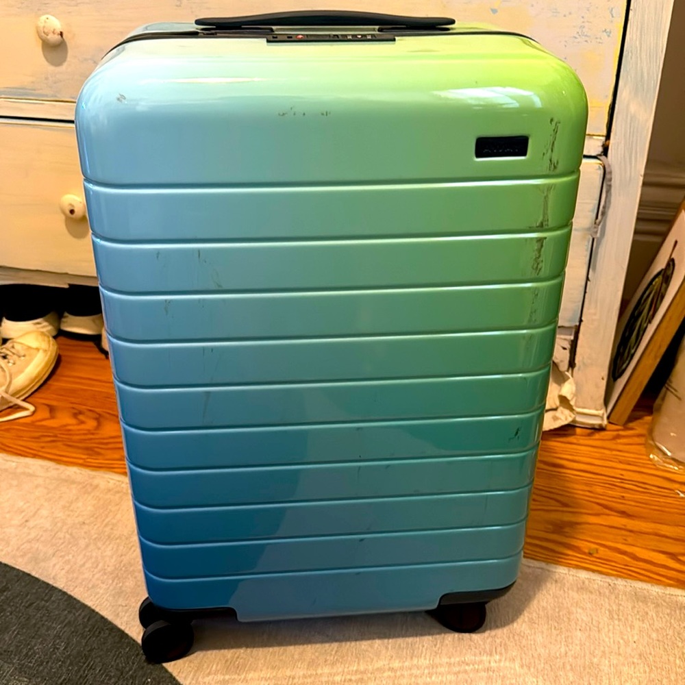 Limited edition AWAY suitcase - used but in fair condition.